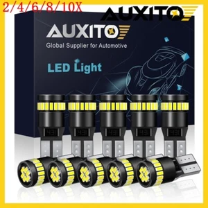 AUXITO T10 194 LED Light Bulbs 3014 White Super Bright Canbus Error free 10/20x - Picture 1 of 9