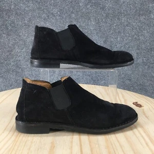 Trask Boots Womens 7.5 M Allison Chelsea Black Pull On Casual Ankle Top 36-1347 - Picture 1 of 17