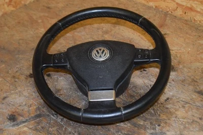 VW Touran  1Q0419091 Lenkrad 3 Speichen Multifunktion Leder  - Bild 1 von 4