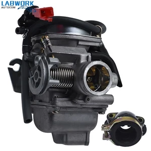 For Yerf Dog Spiderbox GY6 150cc GX150 Go Kart Carburetor & Intake Manifold Boot - Picture 1 of 13