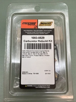 NUEVO GENUINO MOOSE 1003-0529 Kit de Reparación de Carburador - Arctic Cat Foto 1 de 2