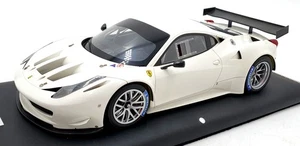 MR Models 1/18 Scale FERR05B - Ferrari 458 Italia GT2 - White - Picture 1 of 7