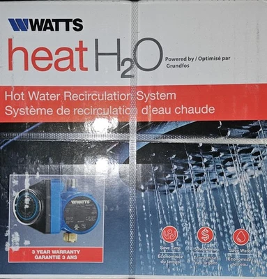 💦 Instant Hot Water Recirculation System Watts HWRS-WH Heat H2O 💦 🆕🆕🆕 - Image 1 of 4