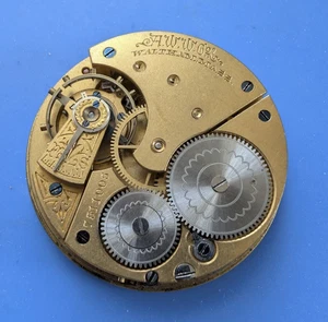 VINTAGE 18 SIZE WALTHAM GRADE 20 MODEL 1888 POCKET WATCH MOVEMENT NOT RUNNING - Picture 1 of 2