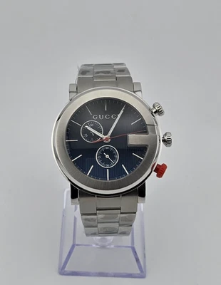 Gucci G-Chrono YA101361 Stainless Steel Black Dial Men's Watch ⌚ - Image 1 of 4