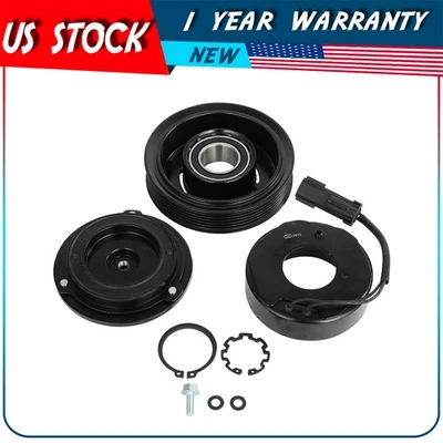 AC A/C Compressor Clutch For Chrysler Aspen Dodge Durango 3.7L 4.7L 2004-2007 - Image 1 of 4