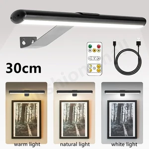 Wireless Picture Lights Dimmable Dartboard Light Rechargeable Art Display Lights - Picture 1 of 14