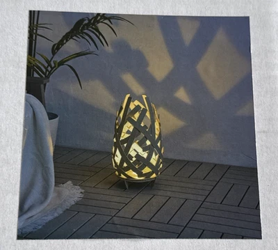 Ikea SOLVINDEN Lámpara de Pie LED Exterior, Funciona con Pilas, 173/4" NUEVA Foto 1 de 4