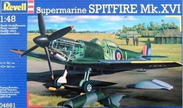 REVELL 1:48 KIT AEREO SUPERMARINE SPITFIRE MK. XVI 20,1 cm 134 PEZZI   ART 04661 - Immagine 1 di 1