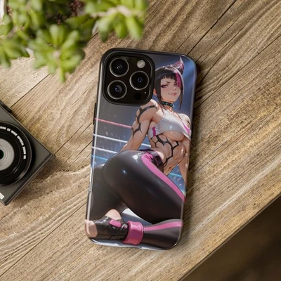 Juri Han Street Fighter Waifu Tough Case Cover Protective For Fan Gift V15 - Image 1 of 4