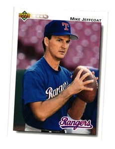 1992 Upper Deck #597 Mike Jeffcoat Texas Rangers - Bild 1 von 2
