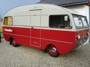 SAAB 92H Motorhome (1963) 1/87 64 43 32 24 25 18 Tamiya Hot Wheels Minichamps - Picture 1 of 7