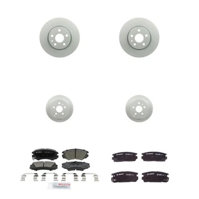 Bosch QuietCast Ceramic Brake Pad and Rotor Kit For 10-17 Chevrolet Equinox GMC Foto 1 de 4