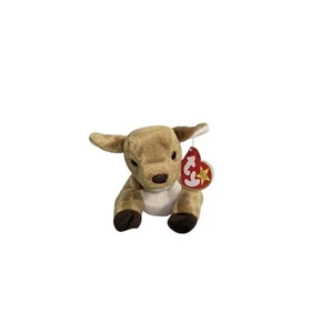 Ty Beanie Baby Whisper the Fawn Baby Deer Plush Stuffed Animal Vintage 1998 - Picture 1 of 7