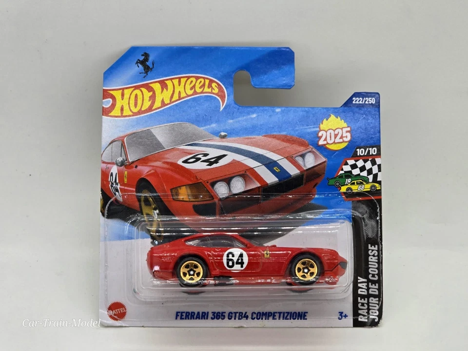 Ferrari 365 GTB4 Competizione - Race Day Jour de Corse 10/10 HOT WHEELS 1:64 - Immagine 1 di 1