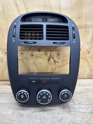 2007 2008 2009 Kia Spectra Ac Heater Climate Control Bezel Air Vents OEM Black Foto 1 de 4