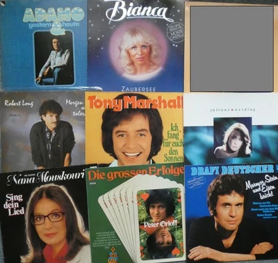 10 Schallplatten Vinyl LP aus Sammlung - Paket 1 - deutschsprachige Schlager - Bild 1 von 4