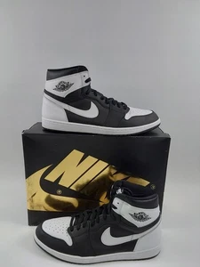 Air Jordan 1 Retro High OG Black White Men's Size 15 - Picture 1 of 8