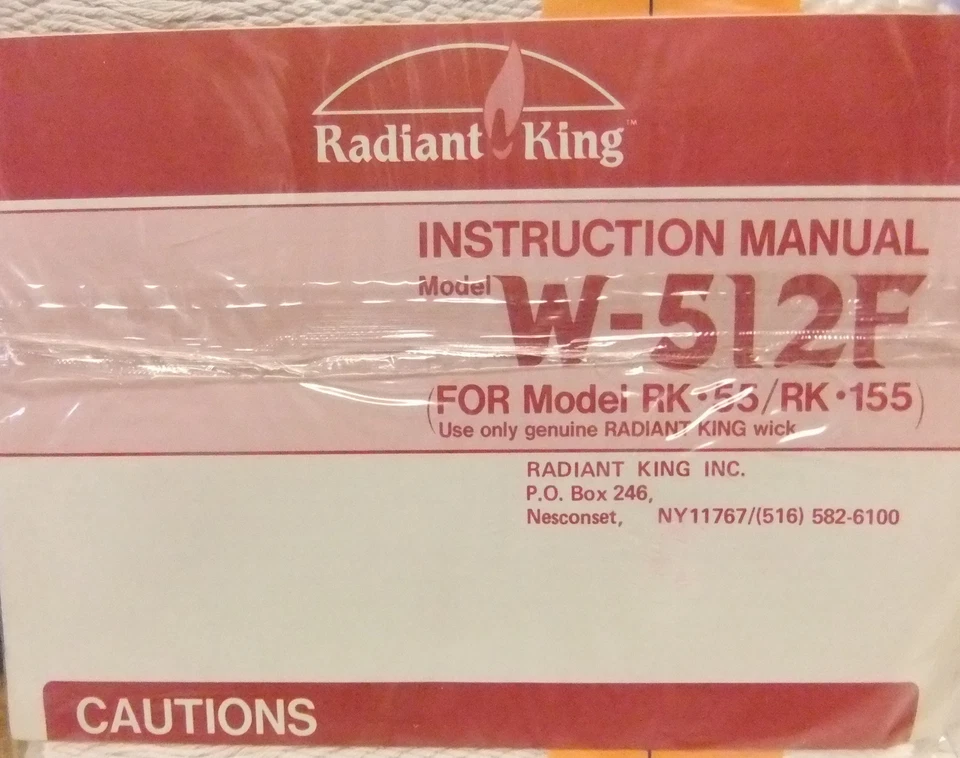 MECHA CALENTADOR DE QUEROSENO RADIANT KING W-512F se adapta a muchas marcas y modelos enumerados en AD Foto 1 de 1