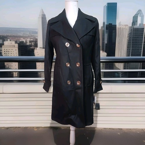 Cappotto donna Michael Kors nero lana taglia PXS