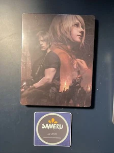 NEW RESIDENT EVIL 4 REMAKE STEELBOOK (NO GAME - STEEL BOOK ONLY) SHIPS IN BOX - Picture 1 of 4
