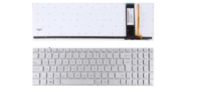 NEW Original for ASUS N56 N550 N56V U500VZ N76 N76VM N76VJ UK Keyboard Backlit - Picture 1 of 2