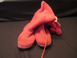 Women's Slouch Knit & Flax Fur Material & Rubber Sole Slippers Size L (9-10) - Picture 1 of 3