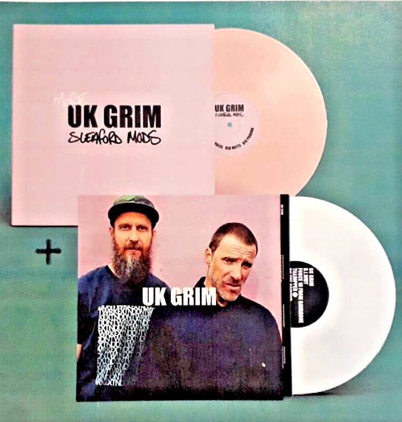 SLEAFORD MODS UK GRIM + MORE UK GRIM VINYLES NEUFS ET SCELLÉS EN ÉDITION LIMITÉE - Photo 1/3