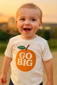 Tennessee Toddler Short Sleeve Tee - Orange College Gameday Design, Boys T-shirt - Picture 1 of 17
