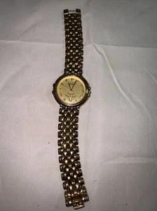 Vintage Gold Watch Designed By Paolo Gucci | Needs Battery - Picture 1 of 4