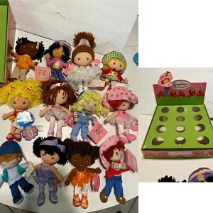 Vintage Lot Strawberry Shortcake Plush Sundress Apple Dumplin Berry Mini Bandai - Picture 1 of 13