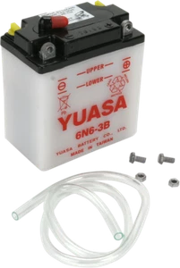 YUASA 6N6-3B(DC) BATTERIA CONVENZIONALE HONDA SL 100 1972 - Foto 1 di 2
