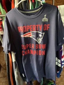 Nike T-shirt New England Patriots  Super Bowl 49 - Size 2XL Dry Fit Short Sleeve - Picture 1 of 3