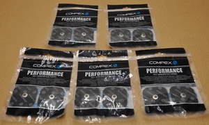 10 Packs of 4 Compex Performance Self Adhesive Electrodes Snap Connector 42215 - Picture 1 of 5