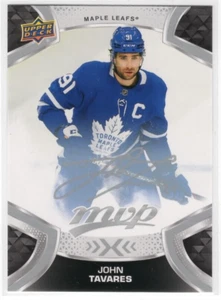 John Tavares 21-22 Upper Deck MVP Silver Script #199 Toronto Maple Leafs - Foto 1 di 1