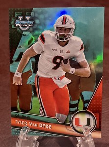 2023 Bowman Chrome University TYLER VAN DYKE *Teal Refractor!* #221/299 🔥