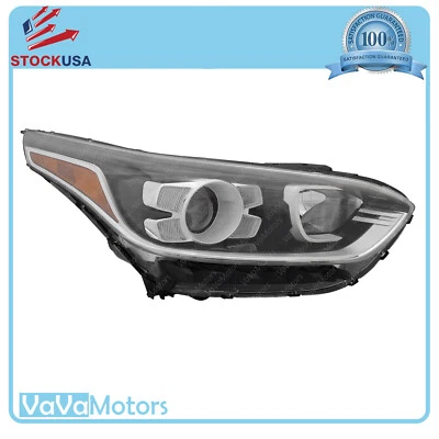 Fits 2019 2020 2021 Kia Forte Sedan Headlight Assembly w/ LED DRL Passenger - Bild 1 von 4