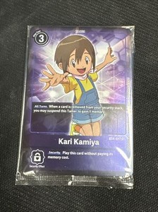 Kari Kamiya Box Topper R BT4-097 Digimon Card Sealed