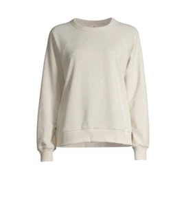 Secret Treasures Women's Beige Long Sleeve Crew Neck Sleepwear Top - Picture 1 of 12