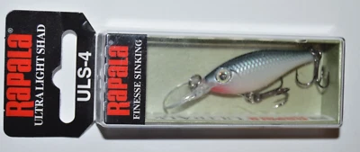 rapala uls-4 uls04 ultra light shad crankbait 1 1/2" 1/8oz shad sinking - Image 1 of 3