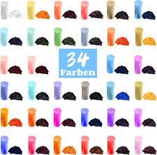 34 Farbe Kerze Wachs Farbstoff Kerze Färben Flocken Kerze Herstellung Farbchips