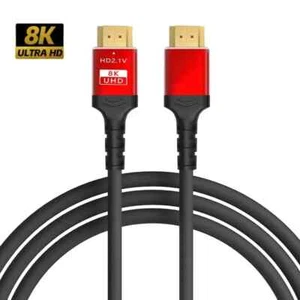 HDMI to HDMI 2.1 4k 120Hz Cable HDR Video supported for PC Laptop TV Xbox PS5 - Picture 1 of 6