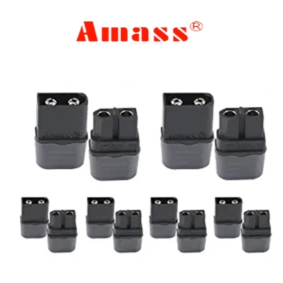 XT60 XT60H Original Amass Stecker Buchse mit Kappe Für Akku Lipo RC Auto Drohne - Bild 1 von 3