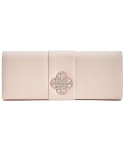 Bolso de Mano Giani Bernini Logo Cinta Champagne/Dorado, Nuevo con Etiquetas - Imagen 1 de 3