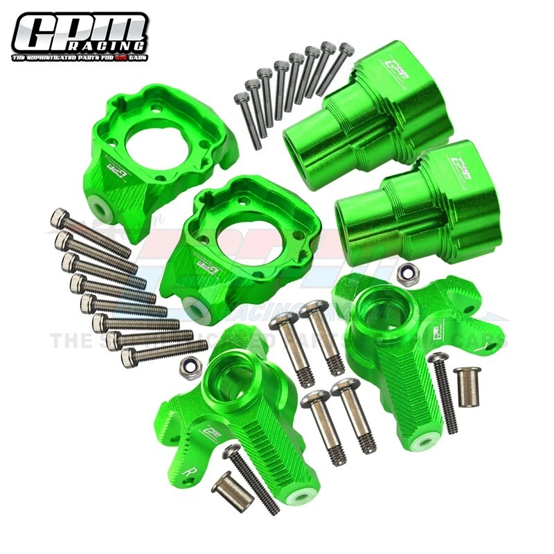 GPM Upgraded Parts (Front C-Hubs + Front & Rear Knuckle Arms)  for LOSI 1/8 LMT - Image 1 of 1