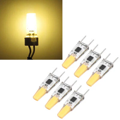 6Pcs G8 LED Bulb 3W COB Dimmable 3-60 Degrees Light Energy Saving 50000 Hours - Image 1 of 4