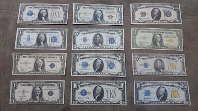Reprint on paper with W/M United States Silver banknotes 1928-1935 FREE SHIPPING - Image 1 of 4