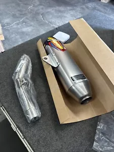 FMF 4.1 RCT Slip-On Stainless w/ Carbon End Cap 042374 Kawasaki KX250F 17-20 - Picture 1 of 11