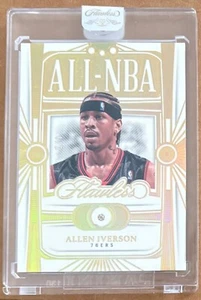 2023/24 FLAWLESS ALLEN IVERSON ALL NBA GOLD DIAMOND RARE SSP #ED 4/5 ! SEALED! - Picture 1 of 2