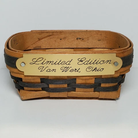 American Traditions Small Basket 1998 Limited Edition Van Wert, Ohio Cover